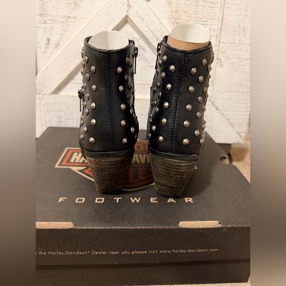 Harley-Davidson Women's Wexford Black Booties - Picture 4 of 10